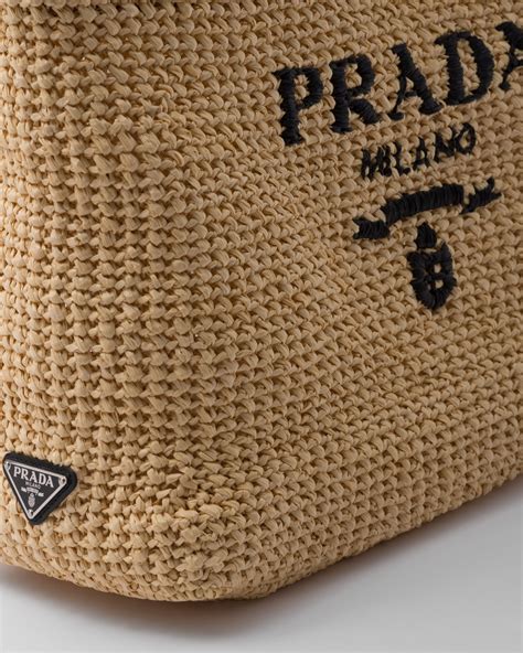 Prada raffia bag